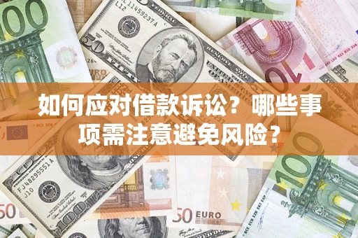 北京如何应对借款诉讼？哪些事项需注意避免风险？