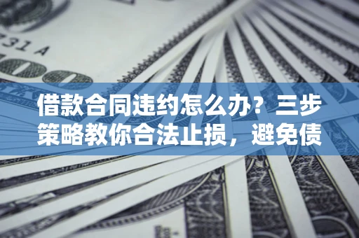 北京借款合同违约怎么办？三步策略教你合法止损，避免债务危机升级