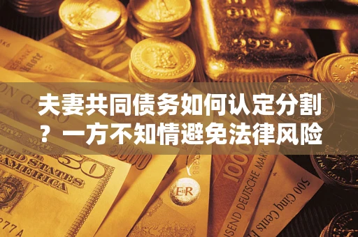 北京夫妻共同债务如何认定分割？一方不知情避免法律风险必看！